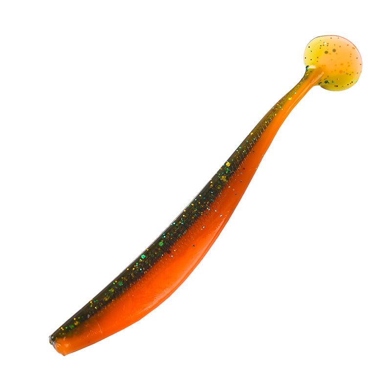 T-tail Two-color Bionic Soft Lure With Fishy Smell