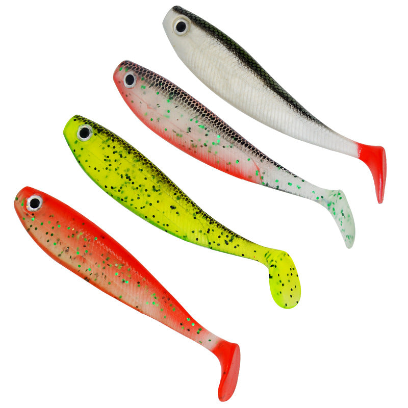 T-tail Soft Bait Color Tube Rainbow Fish