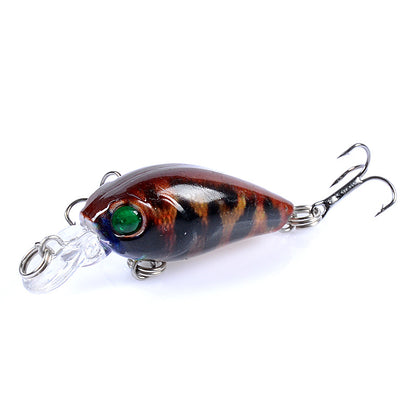 Micro-object 4.5CM Slow Noise Plastic Fake Bait Bass And Mandarin Fish Hard Bait