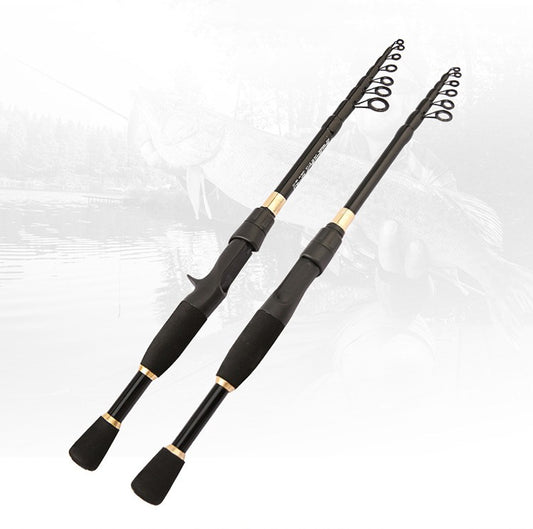 Ultra Short Telescopic Carbon Road Sub Fishing Rod