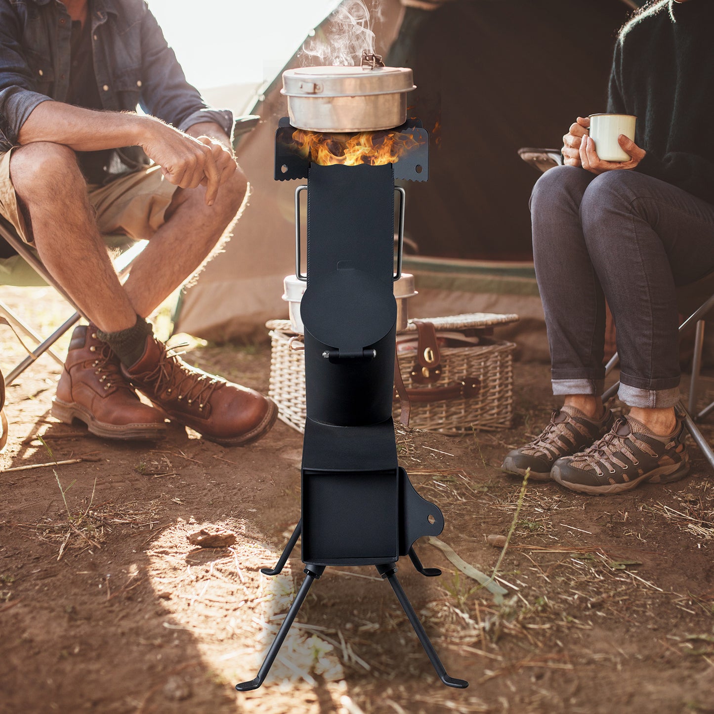 Ultimate Camping Rocket Stove